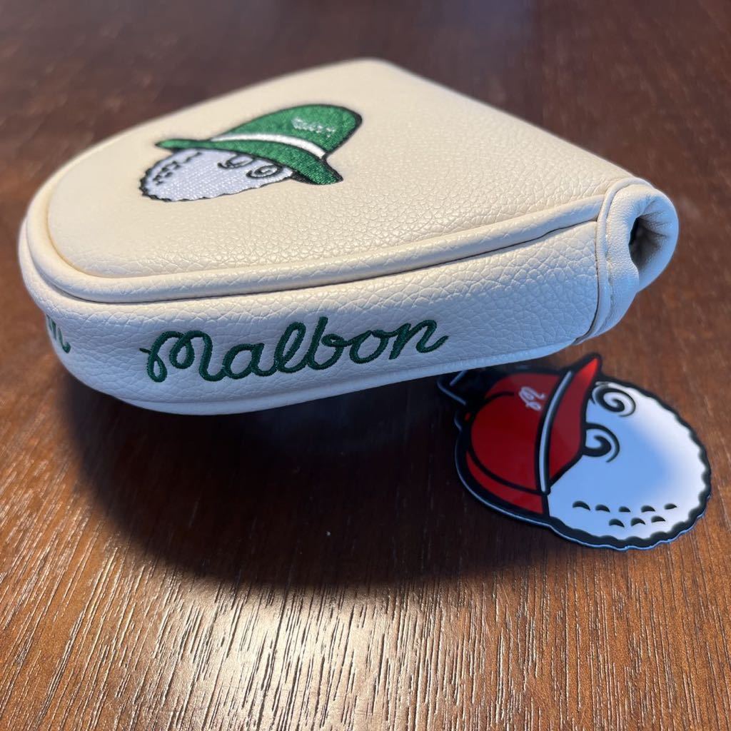 マルボンゴルフ MALBON GOLF マレット型パターカバー 海外仕様 マルボンゴルフ MALBON GOLF マレット型パターカバー 海外仕様