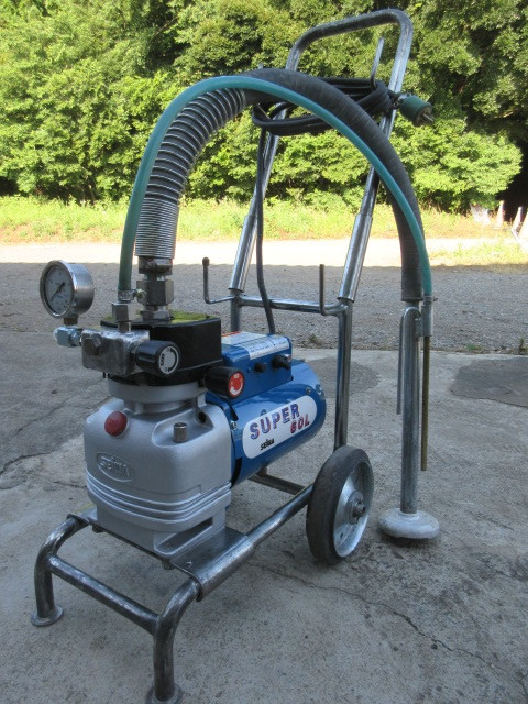 615 精和 スーパー60L エアレス塗装機 ダイヤフラム他交換済み 615 精和 スーパー60L エアレス塗装機 ダイヤフラム他交換済み