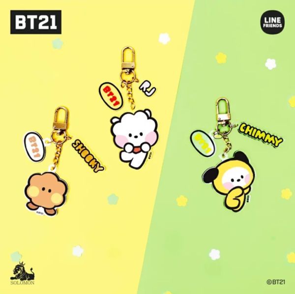 BT21 Minini 公式 アクリルキーリング BTS J-HOPE　キーリング　 アクセサリー (MANG)_画像6