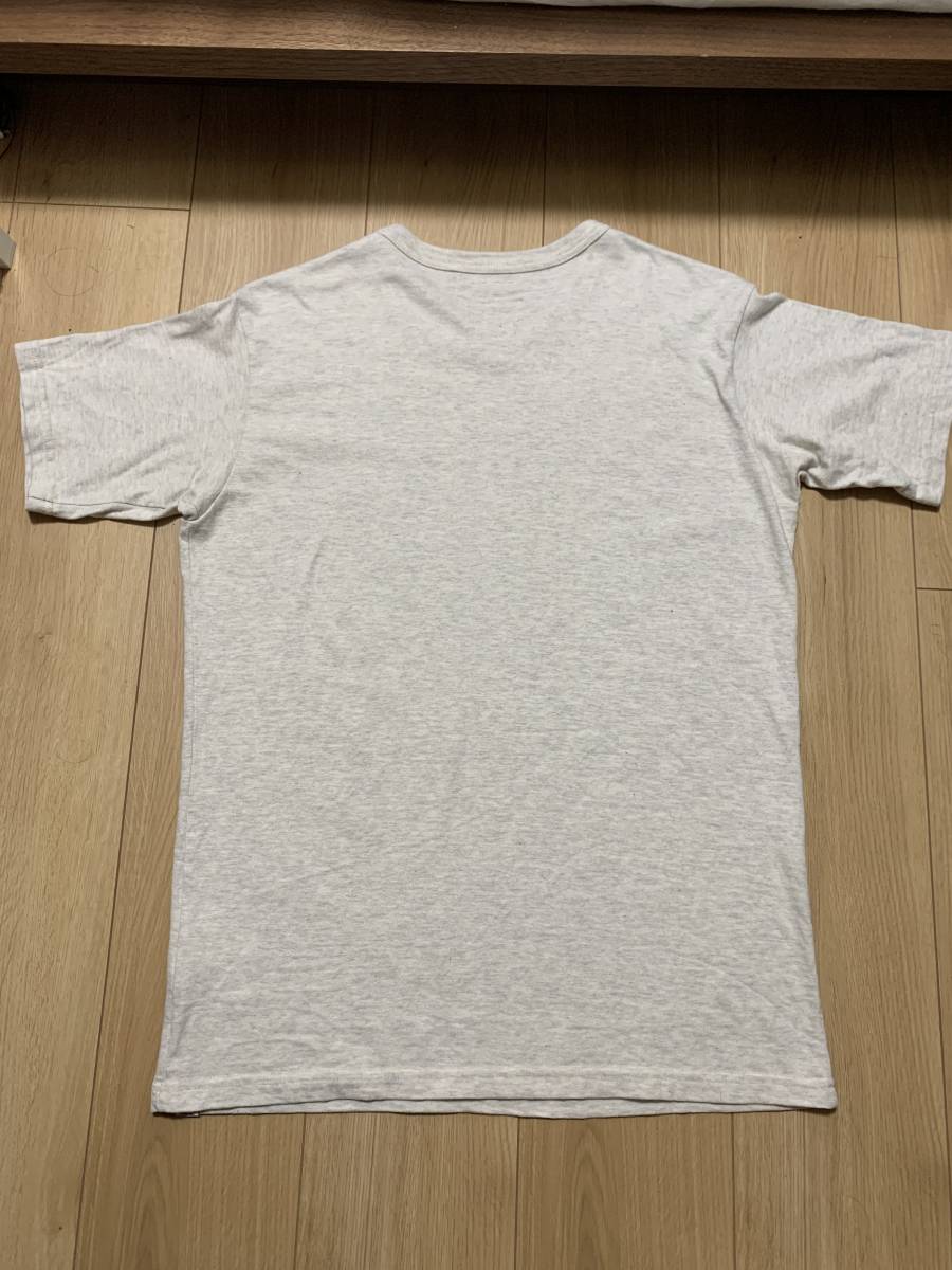 visvim STENCIL VNTG TEE S/S GREY サイズ2 M ビズビム ステンシル ヴィンテージ Tシャツ グレー ロゴ プリント_画像4