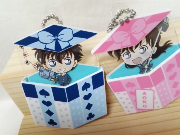 キャラ箱キーホルダーまじっく快斗1412 黒羽快斗怪盗キッド中森 キャラ箱キーホルダーまじっく快斗1412 黒羽快斗怪盗キッド中森