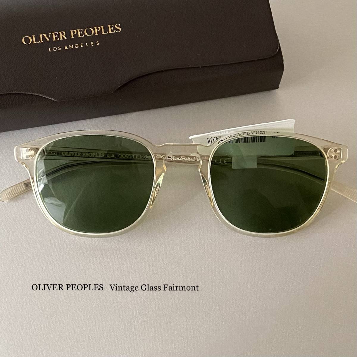 格安人気 OV66 新品 OLIVER PEOPLES Vintage Glass Fairmont Sun