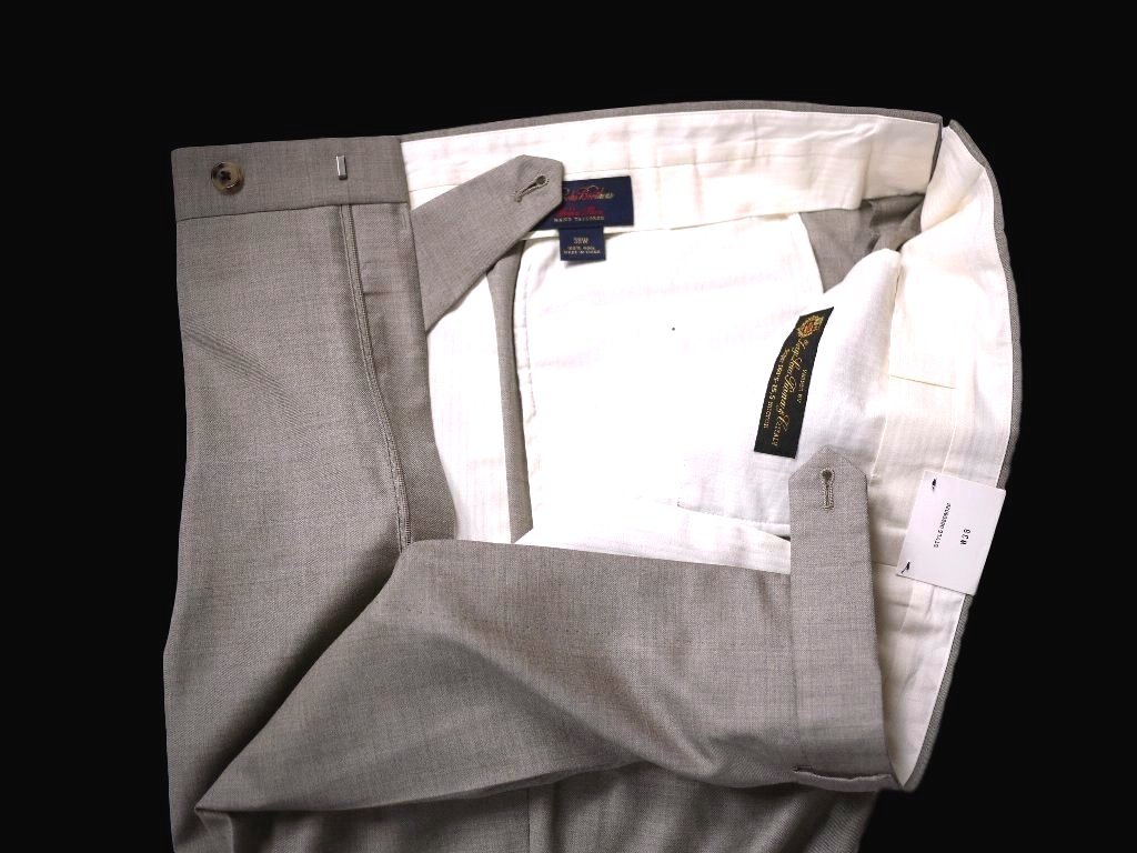  unused W approximately 94-95cm[ including carriage ] Brooks Brothers Loro Piana Super 160\'s slacks top class Golden Fleece Line 38 pants 
