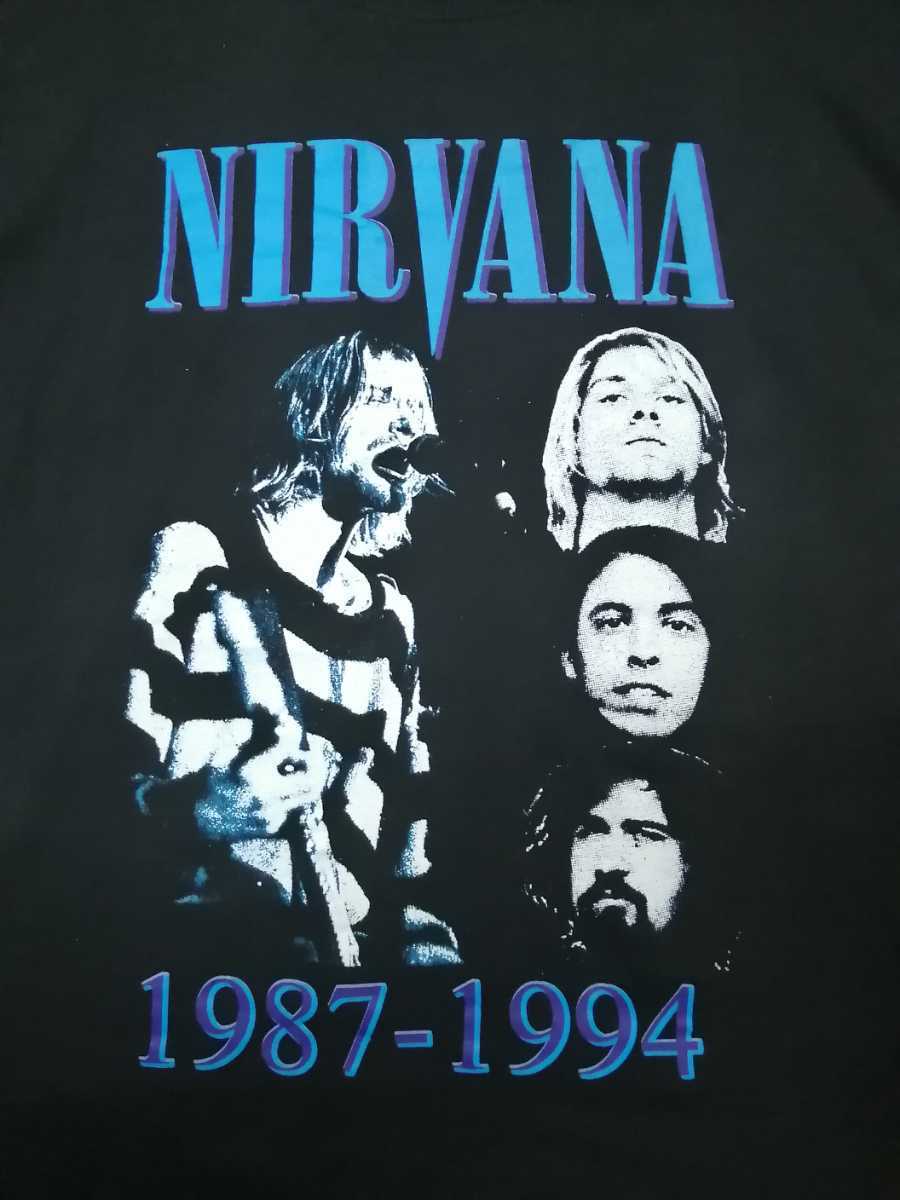 ほぼデッドストック◎vintage Nirvana kart cobain　Tシャツ ニルヴァーナ　カートコバーン　カニエ・ウェスト　トラビス・スコット_画像5