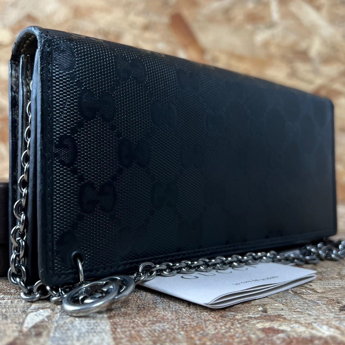 □1円□グッチ□美品□GUCCI□長財布□ラウンドファスナー□ブラック