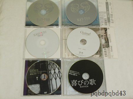 KAT-TUN●初回盤DVD付マキシ6枚セット●_画像2