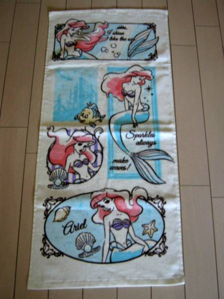 3.[ new goods ] Disney Little Mermaid * face towel * Ariel 