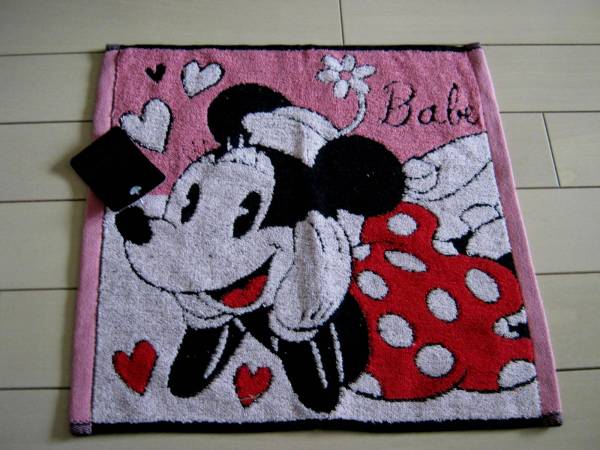 15.[ new goods ] Disney minnie * hand towel *Favorite Collection