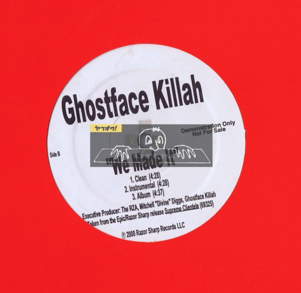 【 12inch 】 プロモ盤 Ghostface Killah - CherChez LaGhost [ US盤 ] [ Razor Sharp Records ] RZA promo_画像2