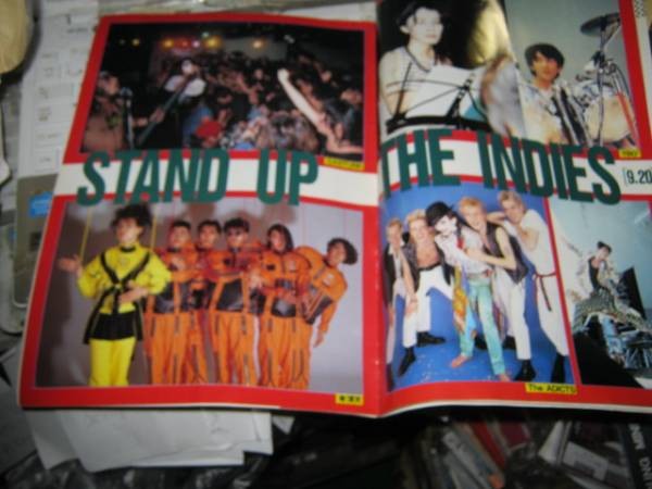 INDIES FESTIVAL 1986 pamphlet GASTUNK have . heaven Ooe Sinya KENZI Shibayama .. Blue Hearts La Ppisch STAR CLUB YBO COBRA ADICTS PERSONS