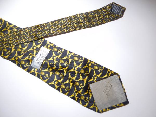(9) VERSACE bell search necktie /11/ Versace as good as new goods 