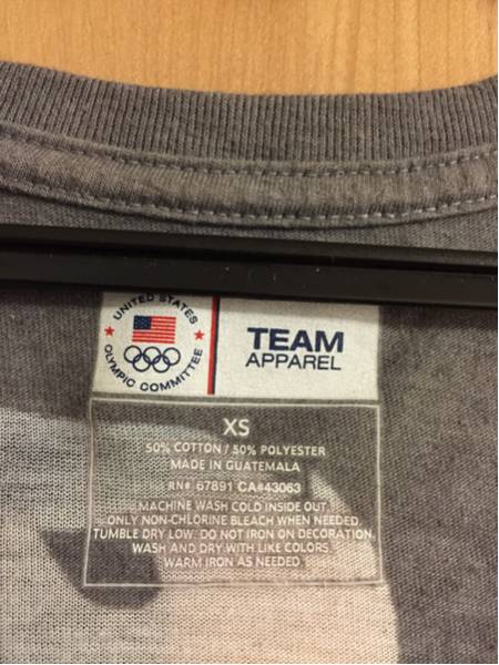 美品 TEAM USA OLYMPIC Tシャツ サイズXS レディース UNITED STATES OLYMPIC COMMITTEE オリンピック 五輪 聖火 アメリカ ナショナルチーム_画像3