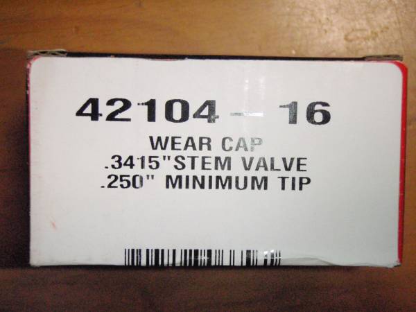 Manley Performance Products 42104-16 Lash Caps Wear ラッシュ ウェア キャップ .3415 バルブステム .250 バルブチップ 先端 エンジン_画像2