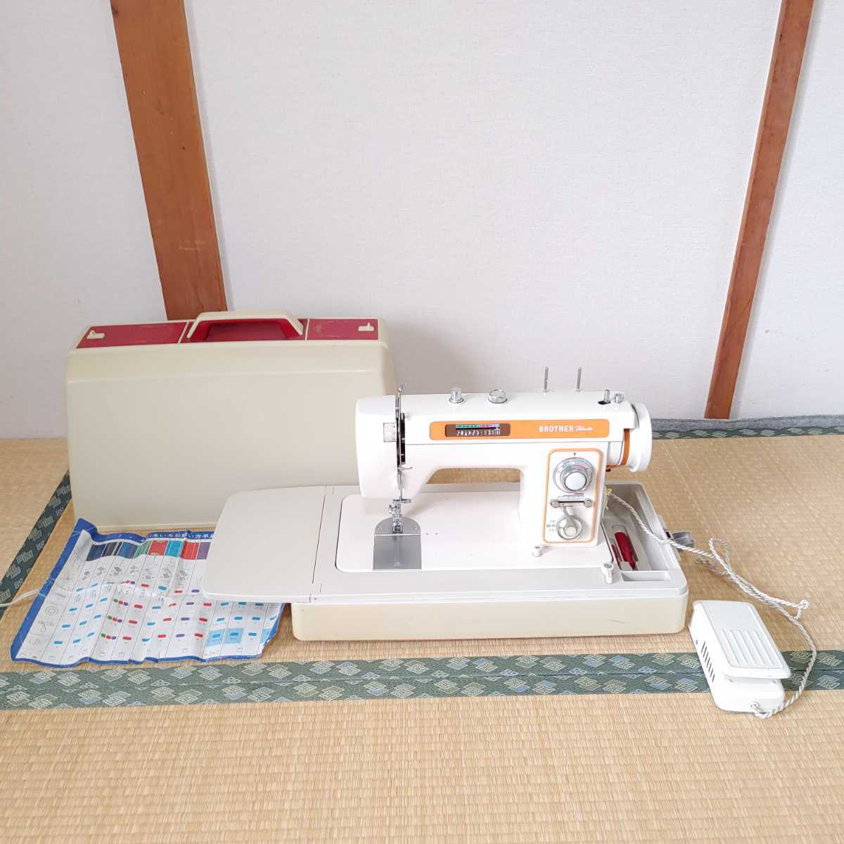 昭和レトロ BROTHER ブラザー 足踏み ミシン ペースセッター