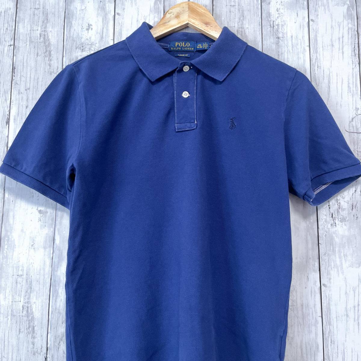 ラルフローレン POLO Ralph Lauren Polo ポロシャツ 半袖シャツ レディース ワンポイント Lサイズ 2-130