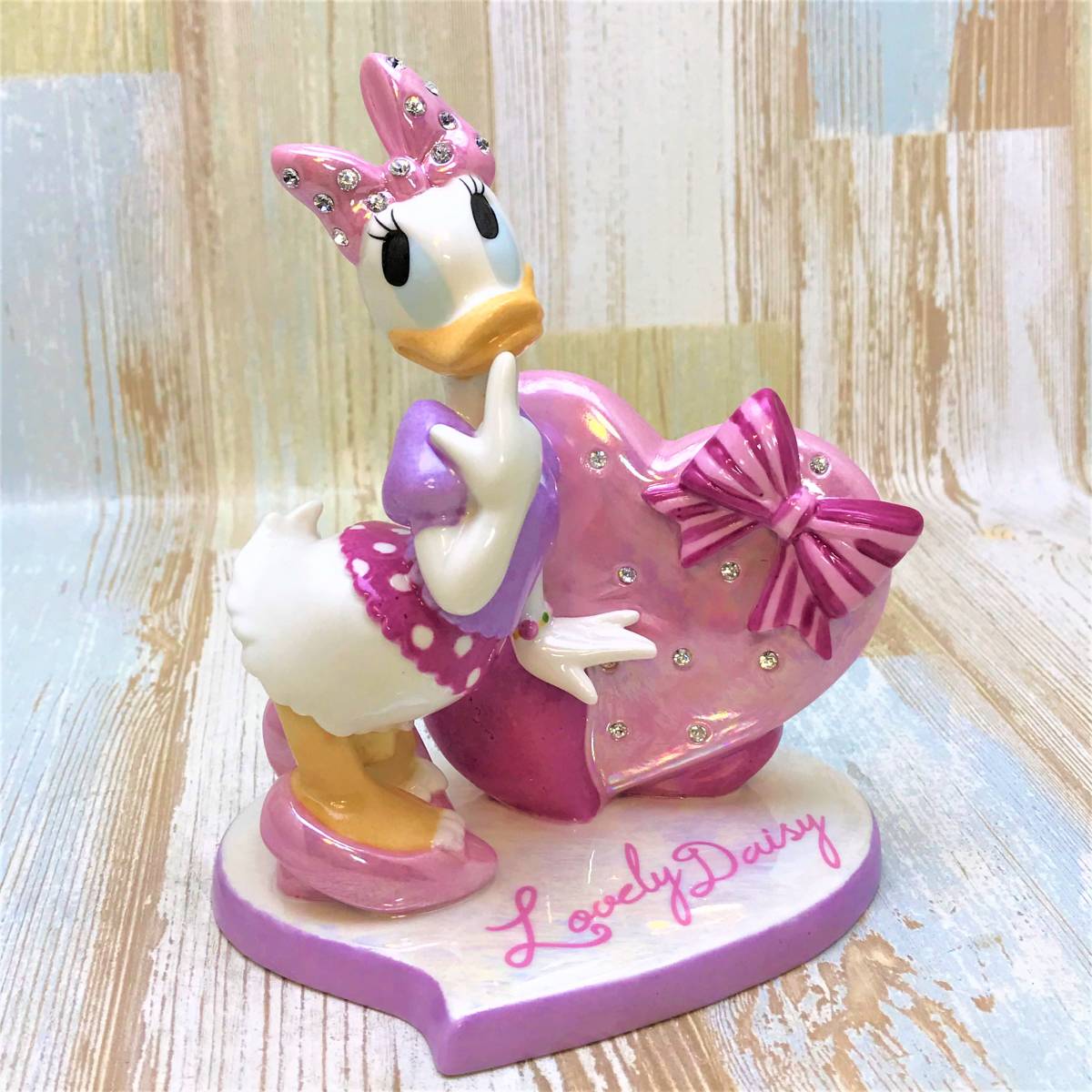 600体限定 激レア デイジー ダック Daisy Duck リミテッド ハート 陶器