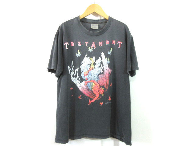 激レア 90s ビンテージ USA製【TESTAMENT】ツアー バンドTシャツ テスタメント EXODUS PANTERA セパルトゥラ_画像1