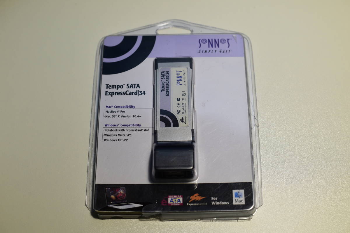 Sonnet Tempo ExpressCard/34 eSATA 3Gbps_画像1