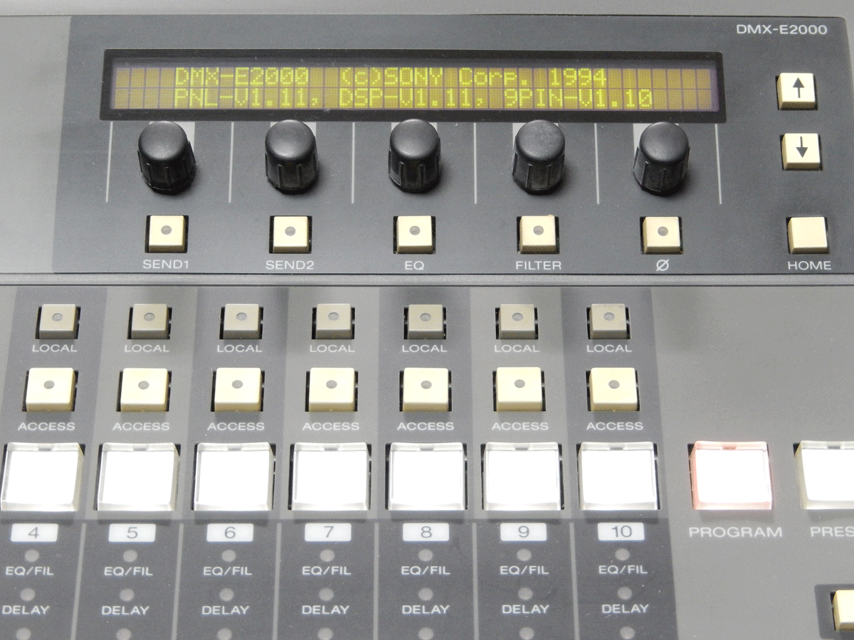 DMX-E2000 (SONY) DIGITAL AUDIO MIXER 16CH AES/EBU INPUT 2CH DMX-E2000 (SONY) DIGITAL AUDIO MIXER 16CH AES/EBU INPUT 2CH