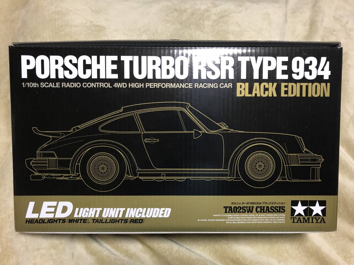 タミヤ 1/10 ブラックエディション ポルシェ934 未使用品 ccorca.org