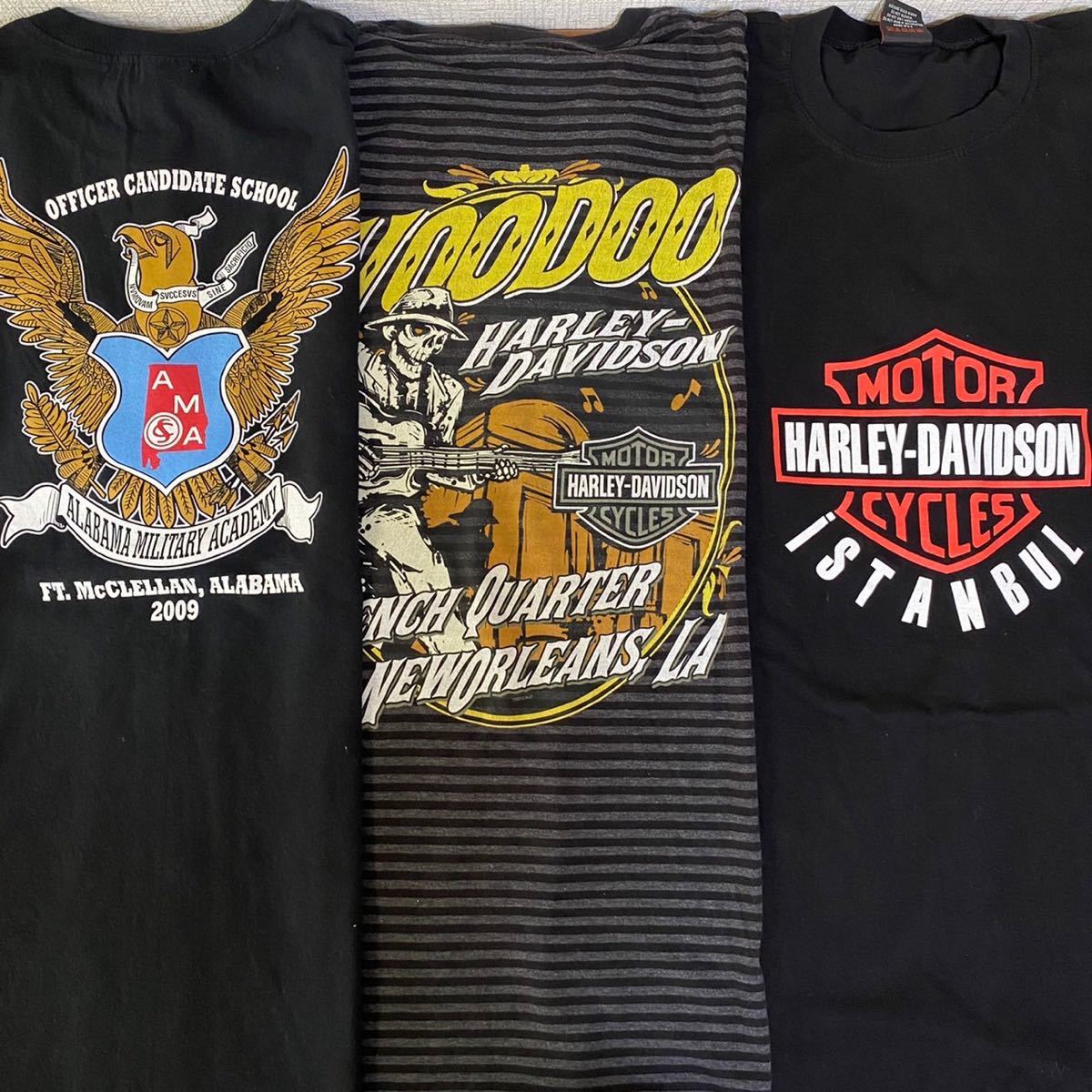 A品 ハーレーダビッドソン Tシャツまとめ売り チャンピオン アンダーアーマー グラフィック DOM アニマル 古着卸 ベール 洗濯済み 25枚 2