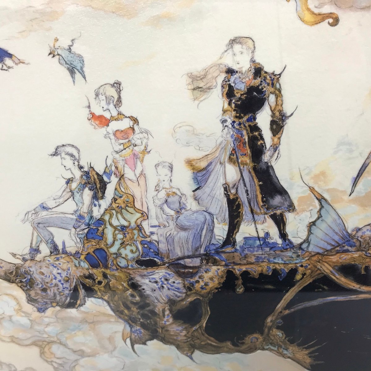 Θ春日部店【中古】絵画 天野喜孝 ファイナルファンタジー Θ春日部店【中古】絵画 天野喜孝 ファイナルファンタジー