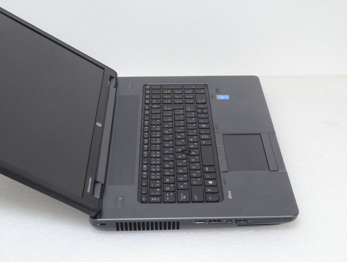 HP ZBook 17 Core i7 4800MQ メモリ32GB SSD512GB 17.3インチ フルHD NVIDIA Quadro K4100M Windows11 BD Mobile Workstation 管理C889_画像4