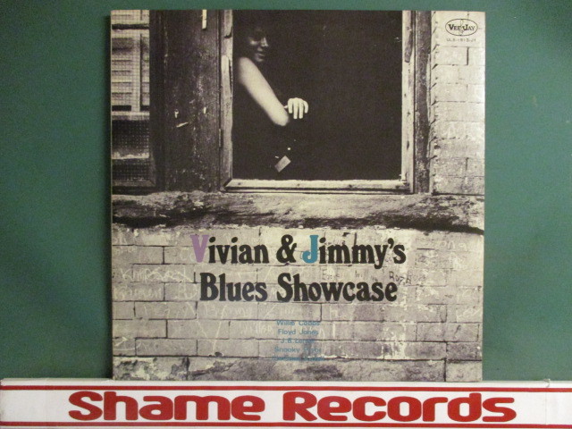 VA ： Vivian & Jimmy's Blues Showcase LP (( Willie Cobbs / J.B.Lenoir 他 / 落札5点で送料無料_画像1