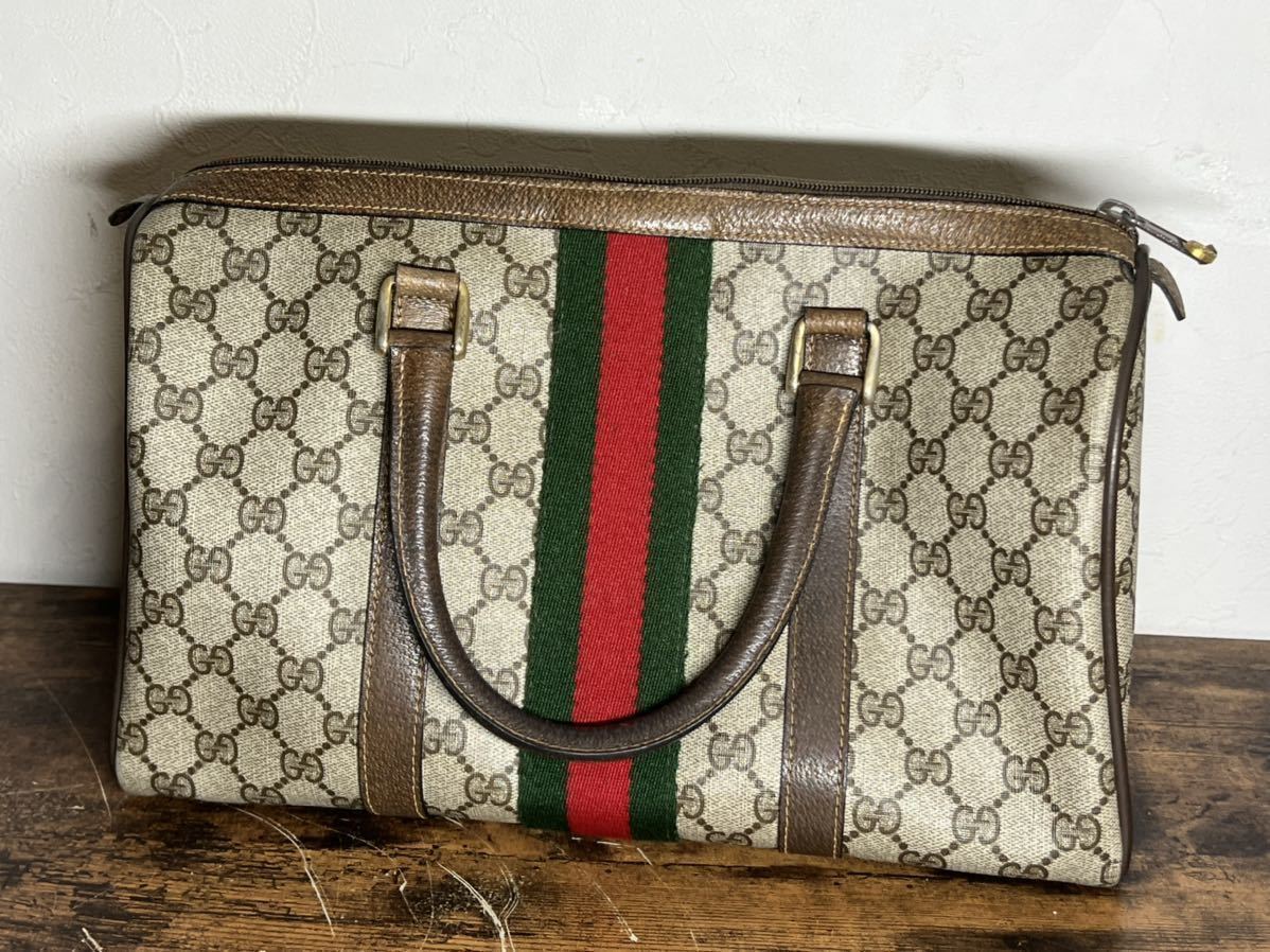 ☆ GUCCI グッチ オールドグッチ シェリーライン ミニボストン