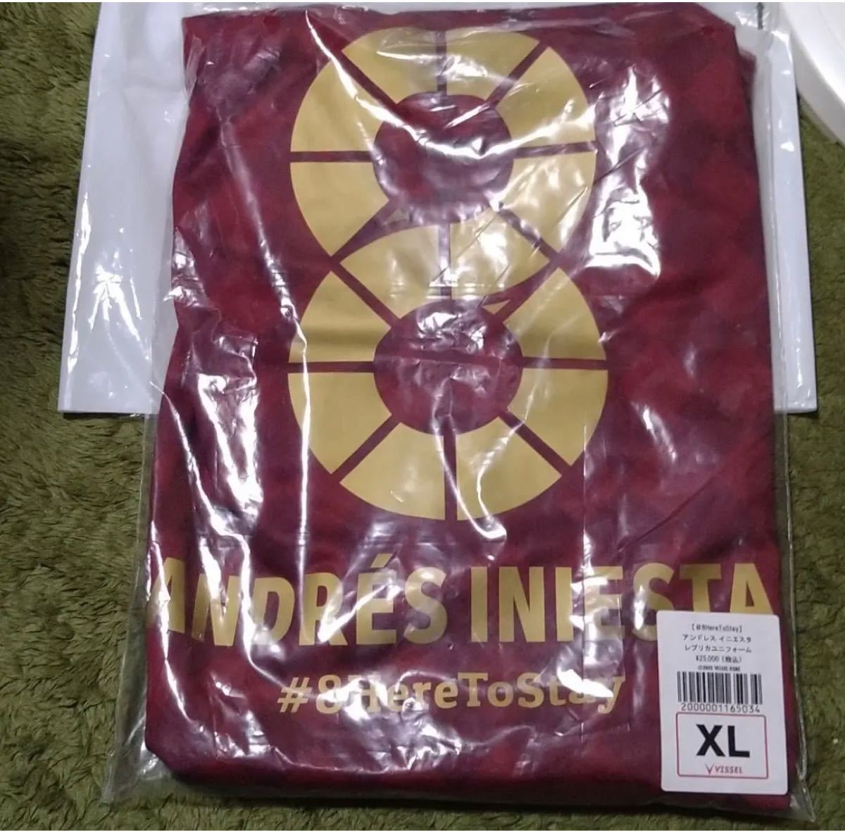 ヴィッセル神戸 アンドレスイニエスタ 記念ユニフォーム XL