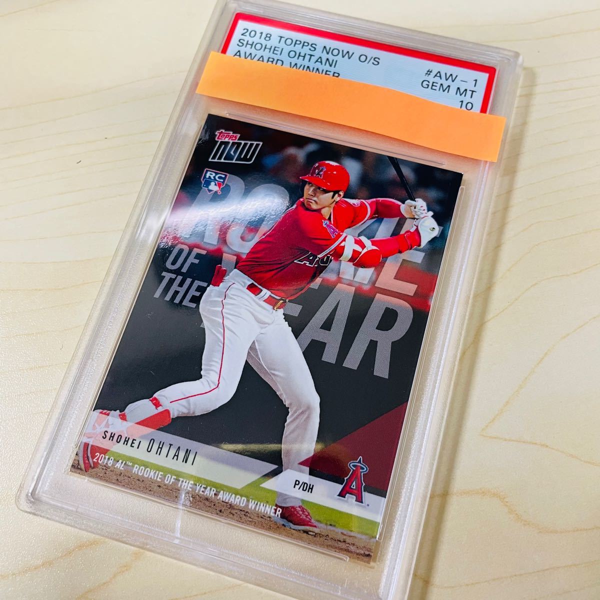 PSA10 最優秀賞新人王受賞】大谷翔平 MLB topps ルーキー カード-