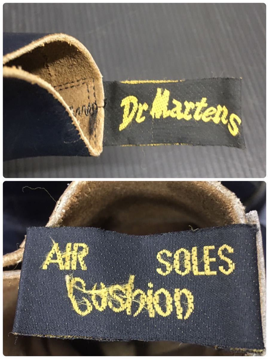 □ Dr.Martens ドクターマーチン メンズ 8ホールブーツ ネイビー サイズ不明 ショートブーツ イエローステッチ 靴 _画像10