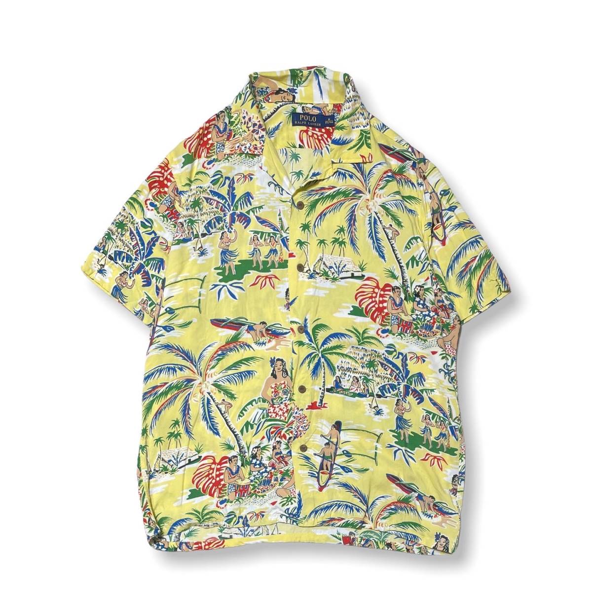 Ralph lauren アロハシャツ HAWAIIAN 半袖シャツ ラルフローレン オープンカラー 開襟 店舗受取可