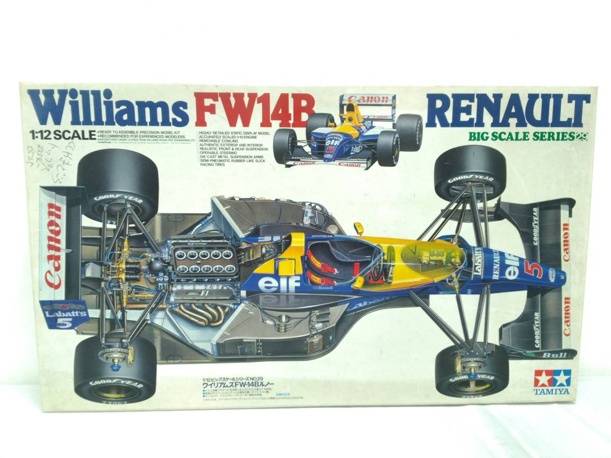 未組立品】タミヤ 1/12 ウィリアムズ FW14B ルノー 「ビッグスケール