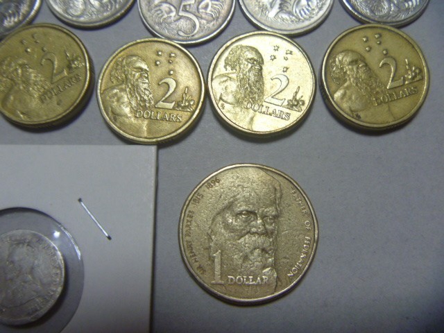 古銭 銀貨 記念硬貨 2種 他 オーストラリア 硬貨 貨幣 コイン まとめ売り 豪州 外国貨幣 外国銭 同梱割引あり