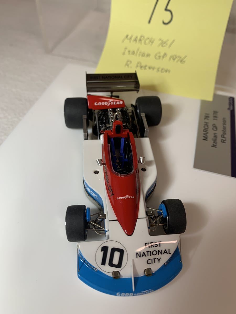 【15】MARCH 761 Italian GP 1976 R.Peterson ミニカー　1/43 _画像9