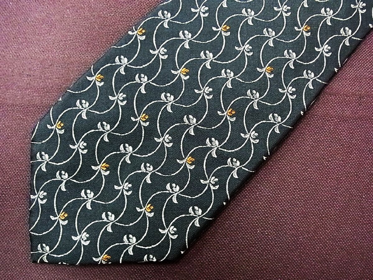 !26470C! superior article [ embroidery flower plant pattern ] Benetton [BENETTON] necktie 