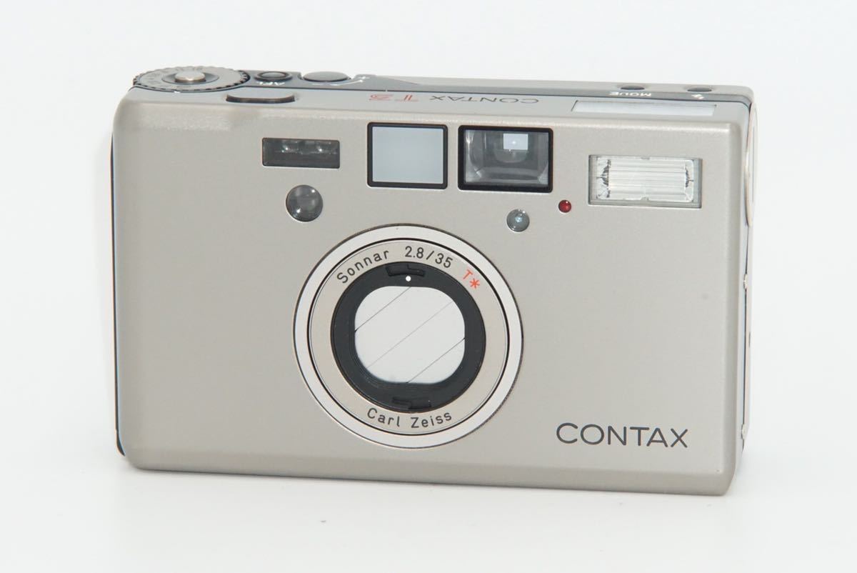 OH済み！コンタックス T3 CONTAX T3 コンパクトフィルムカメラ CONTAX Carl Zeiss Sonnar 元箱 取扱説明書  純正ケース
