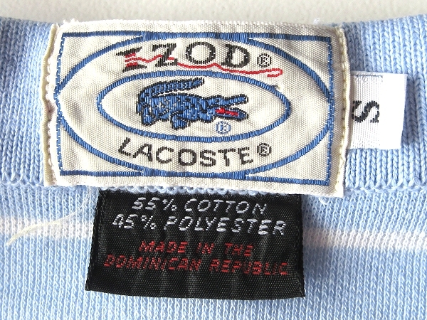 希少70s IZOD ラコステ 糸巻き白タグ-