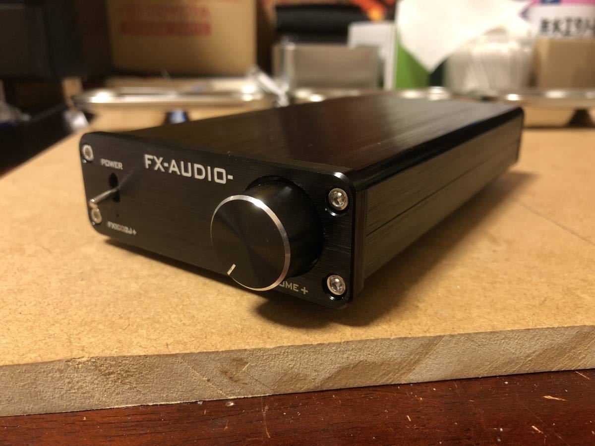 FX-AUDIO- FX1002J+ 改造品 完動品 アンプ 小型 デジタルアンプ