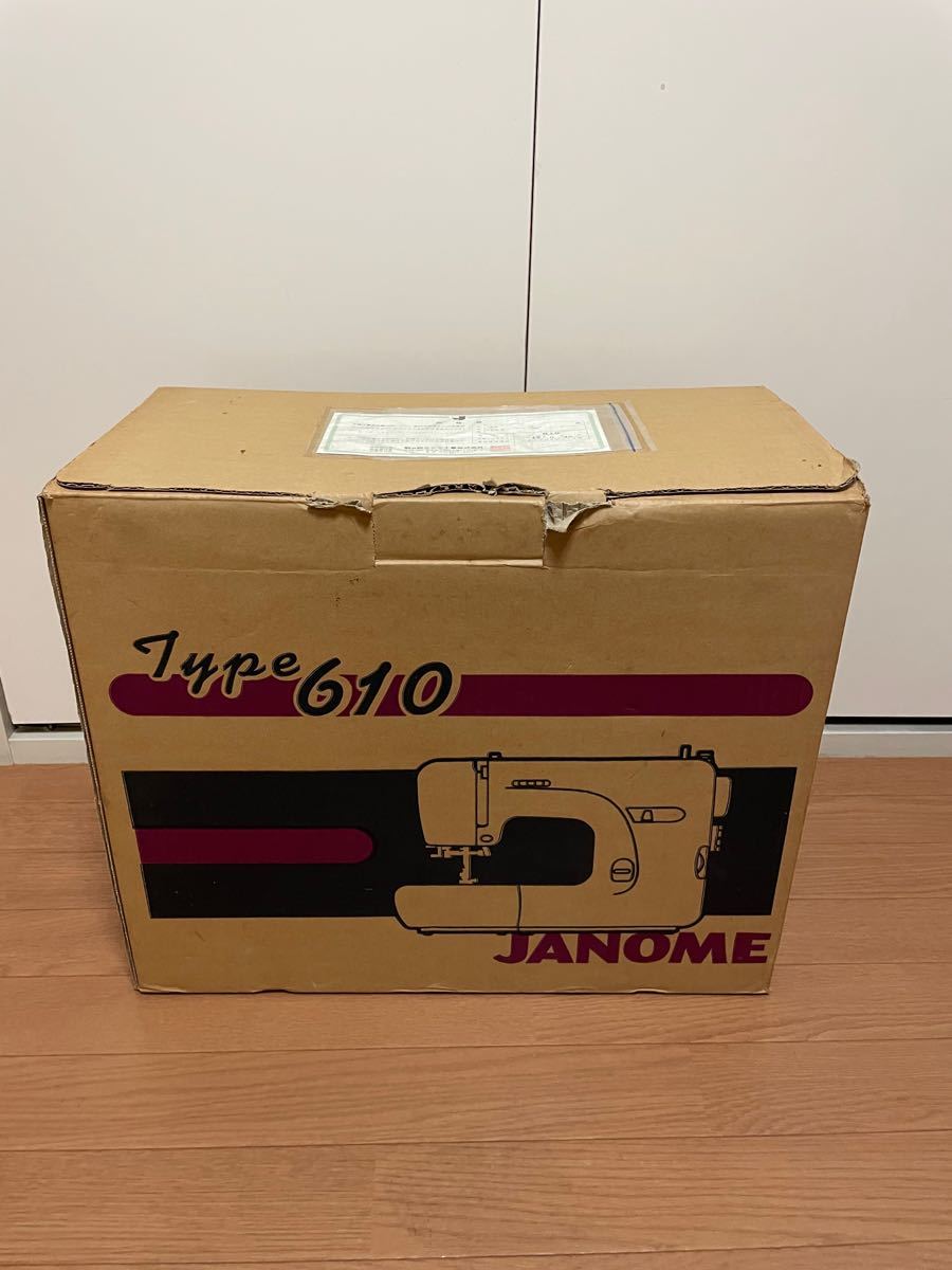 JANOME ジャノメ 電子ミシン TYPE610 カバー付き