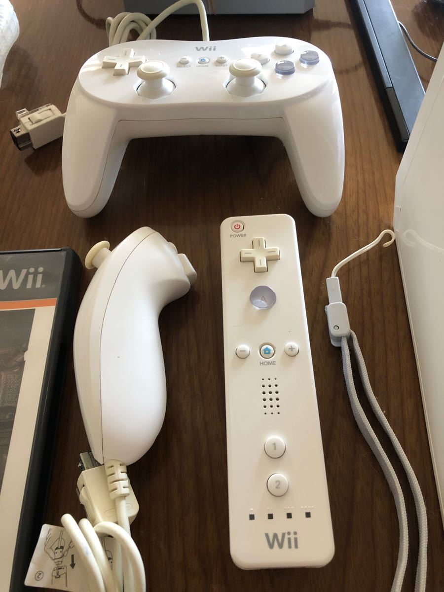 Wii本体 （動作確認済み）クラシックコントローラーとバイオハザード0