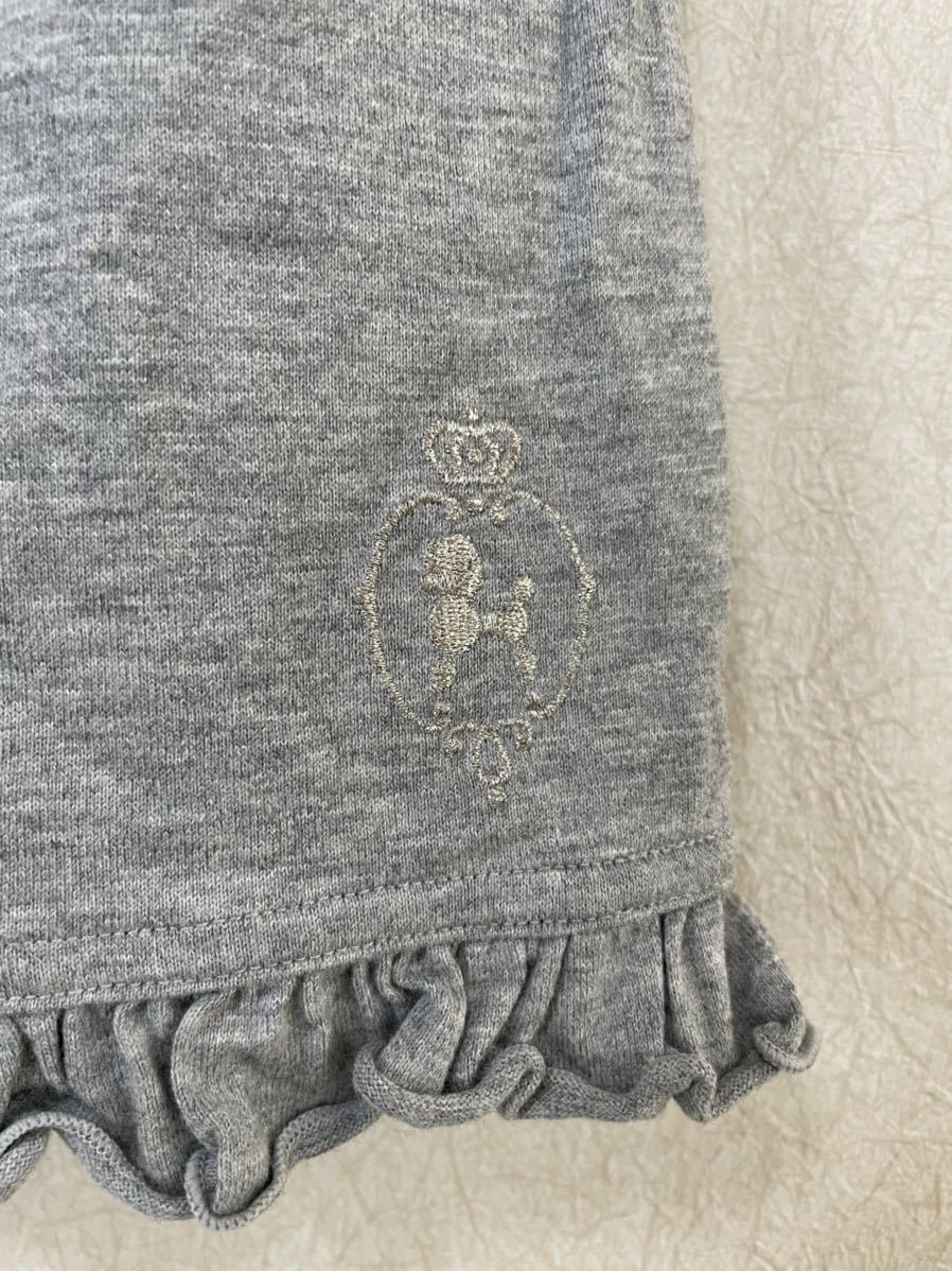 150円 激安挑戦中 美品 Pom Ponette ポンポネット かわいいリボン 刺繍 半袖tシャツ Lサイズ160サイズ