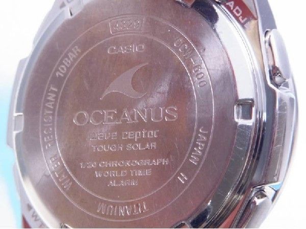  Casio wristwatch Oceanus radio wave solar OCW-600