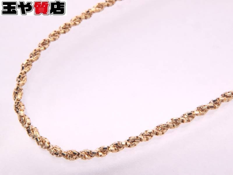 ベネチアン ロープ ブレスレット K18YG イエローゴールド | inmano.com.br