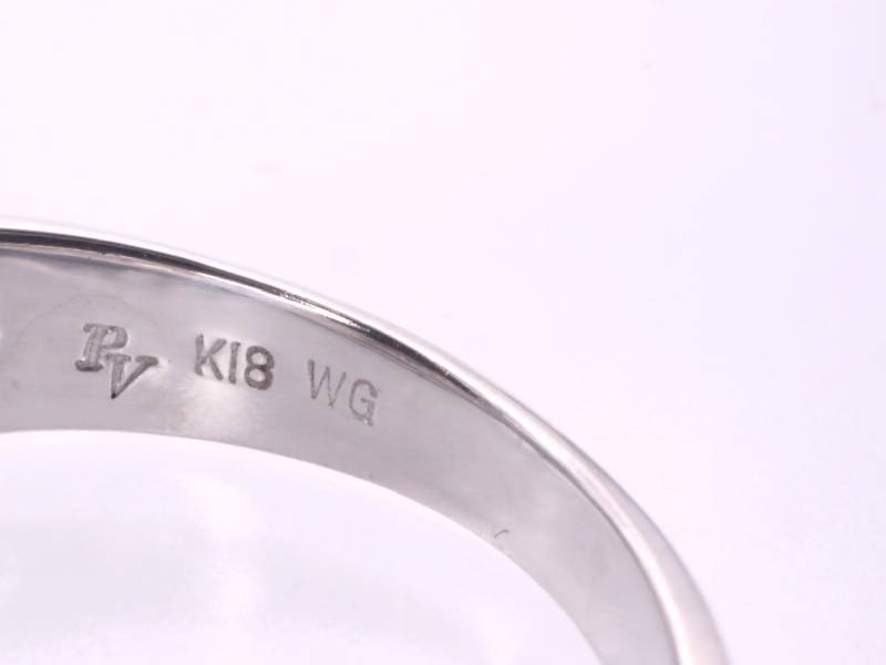 ポンテヴェキオ 美品 Ponte Vecchio ダイヤ0.30ct リング 8号 K18WG ホワイトゴールド_画像5