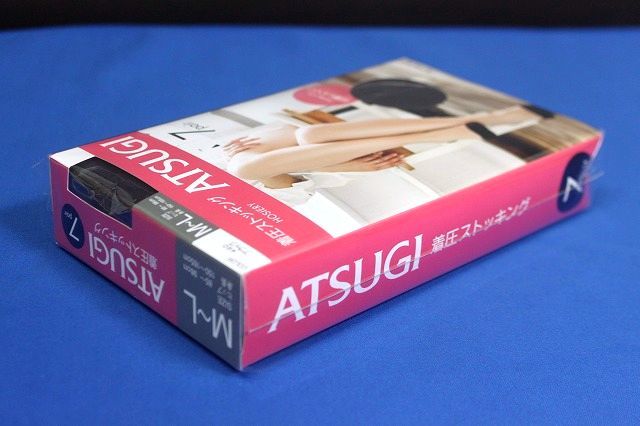 ATSUGIatsugi put on pressure stockings 7 pairs set black size M-L* postage 350 jpy 