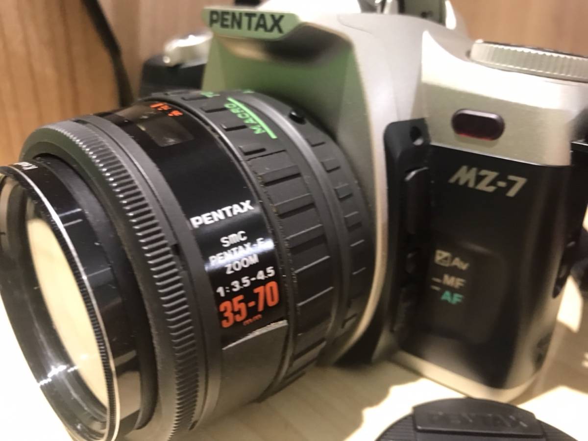 8261-2☆シャッター◎ペンタックス PENTAX MZ-7/MZ-50/レンズ PENTAXーF ZOOM 1:3.5-4.5 35-70/フィルムカメラ まとめ セット 現状彡_画像2