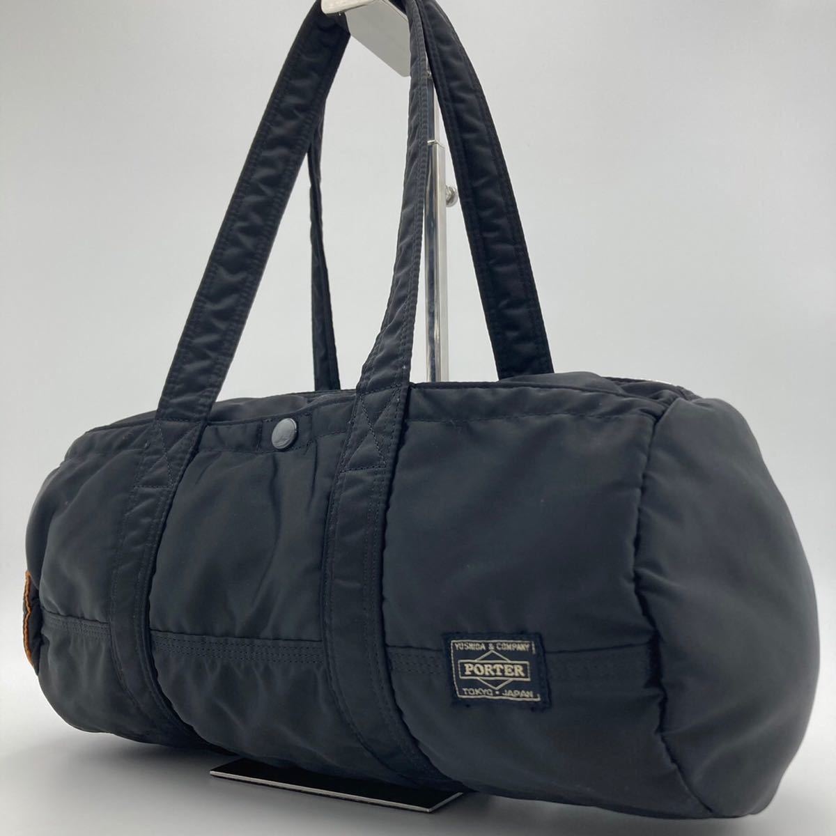 極美品】PORTER ポーター タンカー ミニボストンバッグ ブラック 極美品】PORTER ポーター タンカー ミニボストンバッグ ブラック