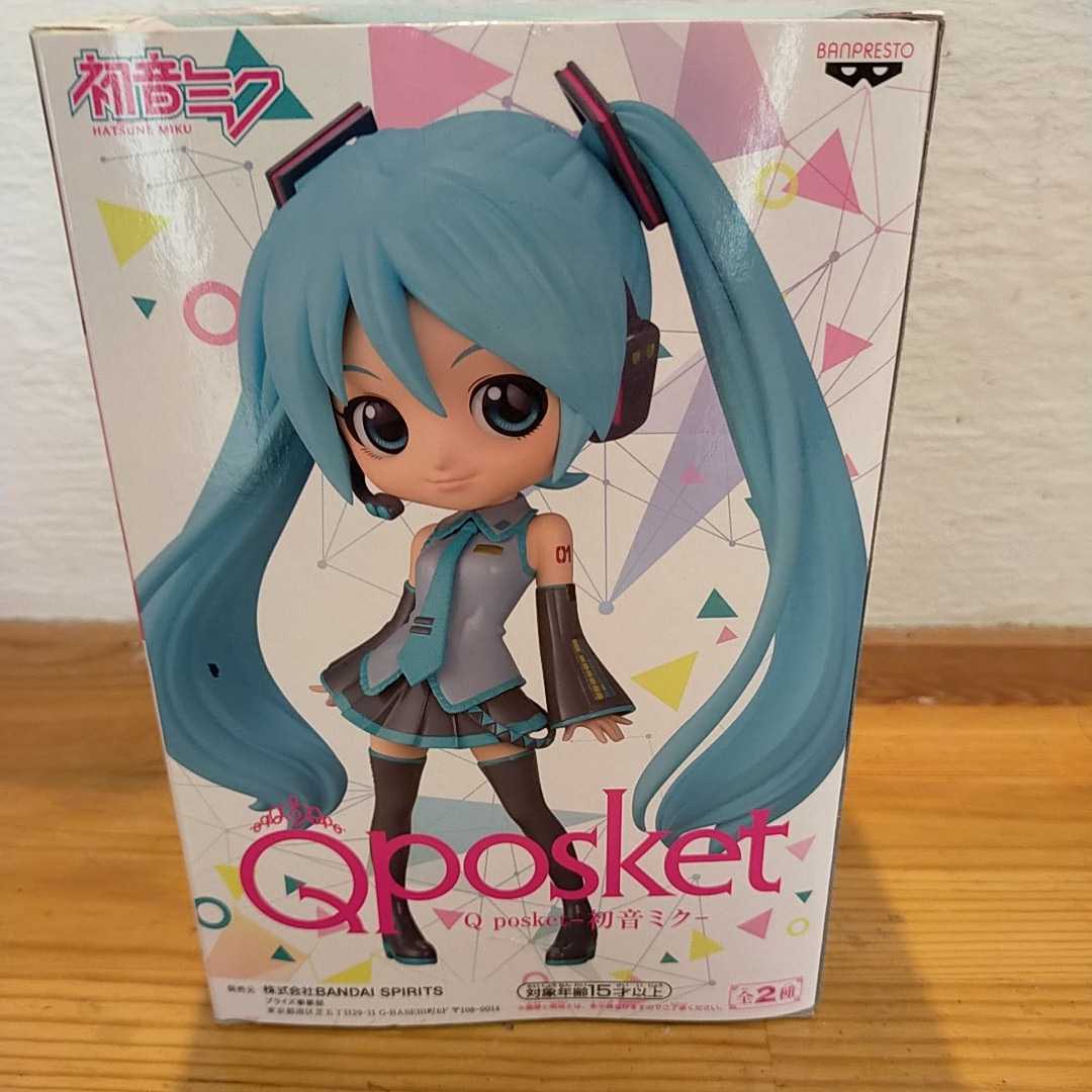 (新品未使用、送料510円〜、美品)qposket 初音ミク　Bカラー　国内正規品　プライズ_画像1